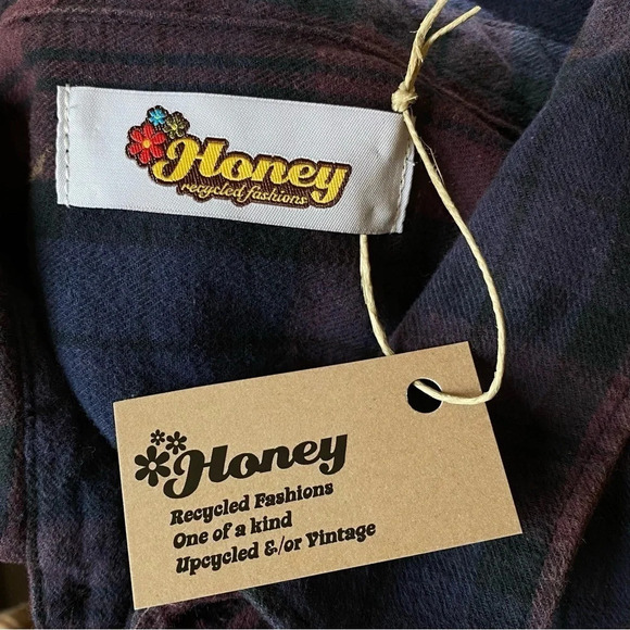 Notorious BIG Flannel Shirt Mens Large Medium Unisex Biggie Smalls Retro Plaid - Picture 13 of 15